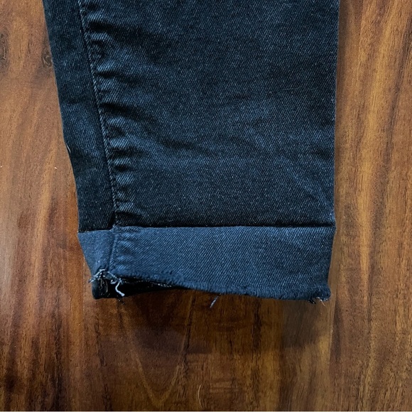 True Religion Black Sequins Cropped Skinny Jeans size 26 - Picture 13 of 13